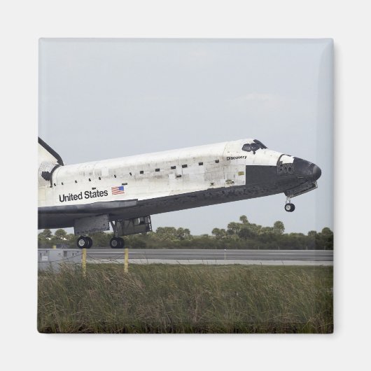 Space Shuttle Discovery Touchs runter Magnet (Vorne)