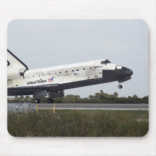 Space Shuttle Discovery Touchs runter Mousepad (Vorne)