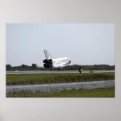 Space Shuttle Discovery Touchs runter Poster (Vorne)