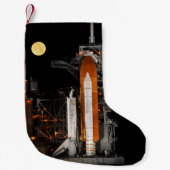 Space Shuttle Discovery und Mond Kleiner Weihnachtsstrumpf (Vorderseite)