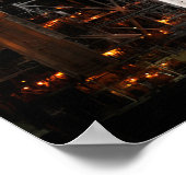 Space Shuttle Discovery und Mond Poster (Ecke)