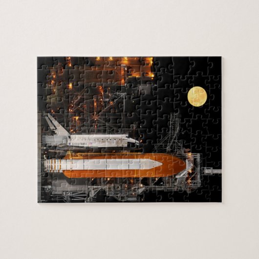 Space Shuttle Discovery und Mond Puzzle (Horizontal)