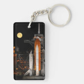 Space Shuttle Discovery und Mond Schlüsselanhänger (Rückseite)