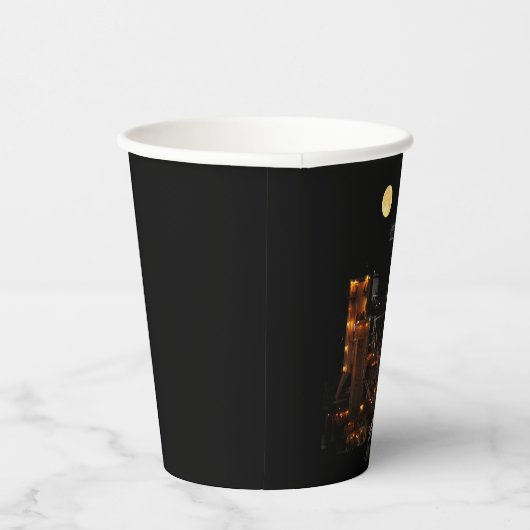 Space Shuttle Discovery und Moon Paper Cup Pappbecher (Rechts)