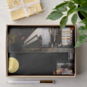 Space Shuttle Discovery und Vollmond 2009 Seidenpapier (Geschenk)