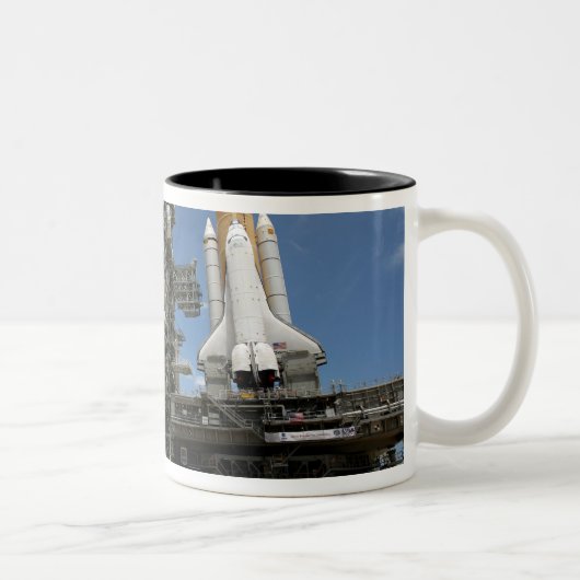 Space Shuttle Discovery Zweifarbige Tasse (Rechts)