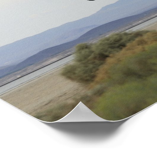 Space Shuttle Discovery's main landing gear Poster (Ecke)