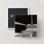 Space Shuttle Discovery's Nutzlastschacht Button (Vorne & Hinten)