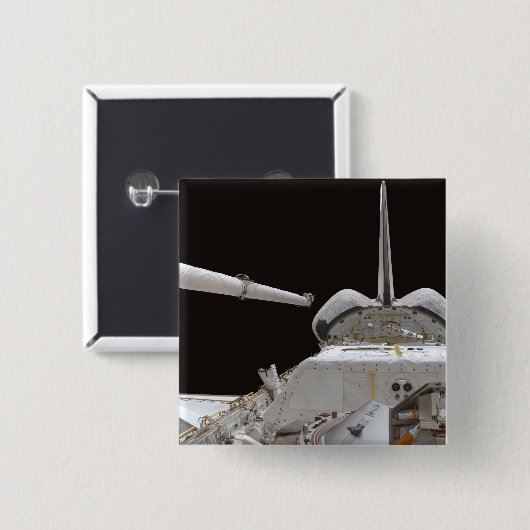 Space Shuttle Discovery's Nutzlastschacht Button (Vorne & Hinten)