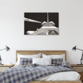 Space Shuttle Discovery's Nutzlastschacht Leinwanddruck (Insitu (Schlafzimmer))