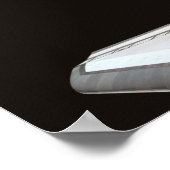 Space Shuttle Discovery's payload bay Poster (Ecke)