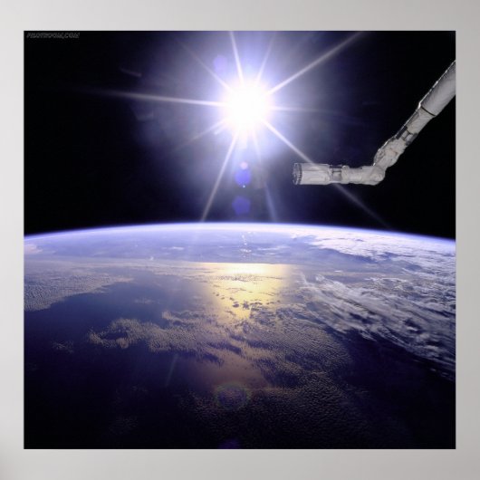 Space Shuttle Earth Limb Poster (Vorne)