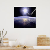 Space Shuttle Earth Limb Poster (Küche)