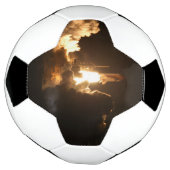 Space Shuttle Earth Orbital Spacecraft Night Canva Fußball (Gedreht)