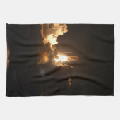 Space Shuttle Earth Orbital Spacecraft Night Canva Geschirrtuch (Horizontal)