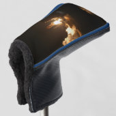 Space Shuttle Earth Orbital Spacecraft Night Canva Golf Headcover (3/4 Vorderseite)