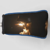 Space Shuttle Earth Orbital Spacecraft Night Canva Golf Headcover (Vorderseite)
