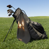 Space Shuttle Earth Orbital Spacecraft Night Canva Golfhandtuch (Gras)