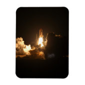 Space Shuttle Earth Orbital Spacecraft Night Canva Magnet (Vertikal)