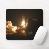 Space Shuttle Earth Orbital Spacecraft Night Canva Mousepad (Mit Mouse)