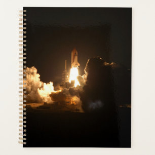 Space Shuttle Earth Orbital Spacecraft Night Canva Planer