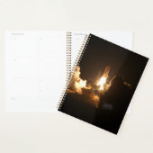 Space Shuttle Earth Orbital Spacecraft Night Canva Planer (Anzeige)