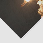 Space Shuttle Earth Orbital Spacecraft Night Canva Seidenpapier (Ausschnitt)