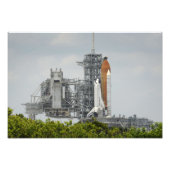 Space Shuttle Endeavor auf dem Launchpad 2 Fotodruck (Vorne)