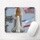 Space Shuttle Endeavor auf dem Launchpad 3 Mousepad (Mit Mouse)