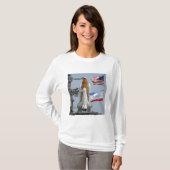 Space Shuttle Endeavor auf dem Launchpad 3 T-Shirt (Vorne ganz)