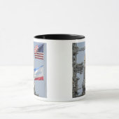 Space Shuttle Endeavor auf dem Launchpad 3 Tasse (Zentrum)