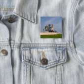 Space Shuttle Endeavor auf dem Launchpad 4 Button (Beispiel)