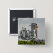 Space Shuttle Endeavor auf dem Launchpad 5 Button (Vorne & Hinten)