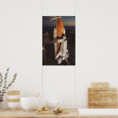 Space Shuttle Endeavor bereitet sich auf den Start Poster (Küche)