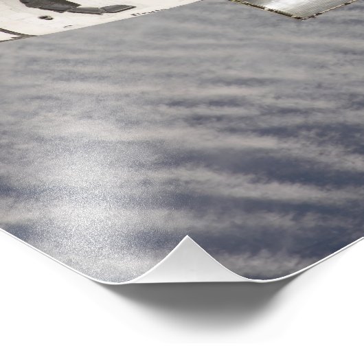 Space Shuttle Endeavor Fotodruck (Ecke)