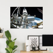 Space Shuttle Endeavor & ISS Poster (Heimbüro)