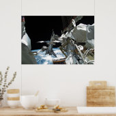 Space Shuttle Endeavor & ISS Poster (Küche)
