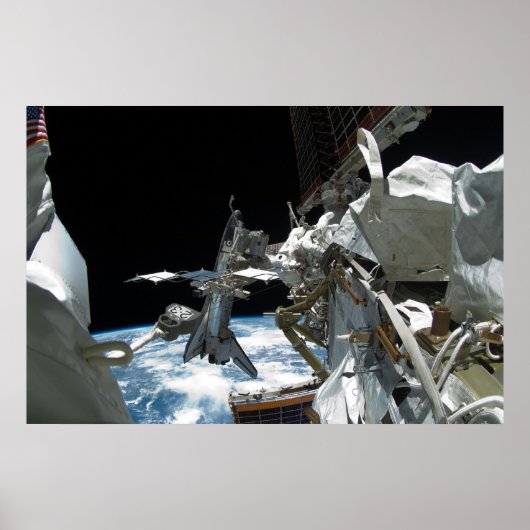 Space Shuttle Endeavor & ISS Poster (Vorne)