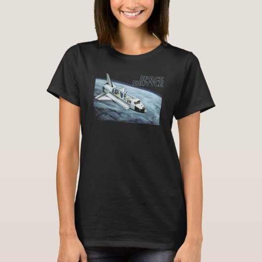 Space Shuttle Endeavor Labrador T-Shirt (Vorderseite)