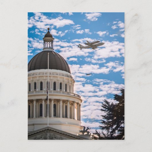 Space Shuttle Endeavor Postkarte (Vorderseite)