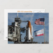 Space Shuttle Endeavor Postkarte (Vorne/Hinten)
