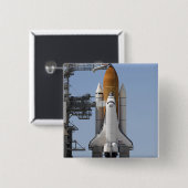 Space Shuttle Endeavor steht bereit Button (Vorne & Hinten)