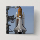 Space Shuttle Endeavor steht bereit Button (Vorderseite)