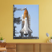 Space Shuttle Endeavor steht bereit Leinwanddruck (Insitu (Wohnzimmer))
