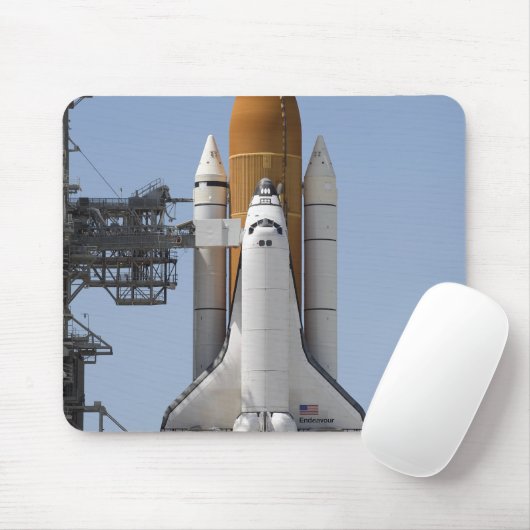 Space Shuttle Endeavor steht bereit Mousepad (Mit Mouse)