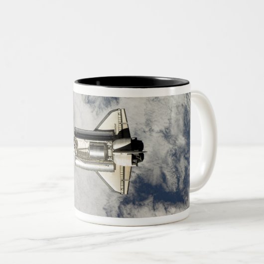 Space Shuttle Endeavour 12 Zweifarbige Tasse (VorderseiteRechts)