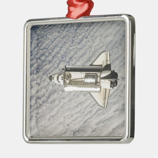 Space Shuttle Endeavour 13 Silbernes Ornament (Links)
