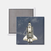 Space Shuttle Endeavour 16 Magnet (Vorderseite/Rückseite)