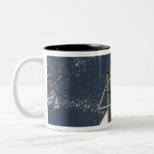 Space Shuttle Endeavour 16 Zweifarbige Tasse (Links)