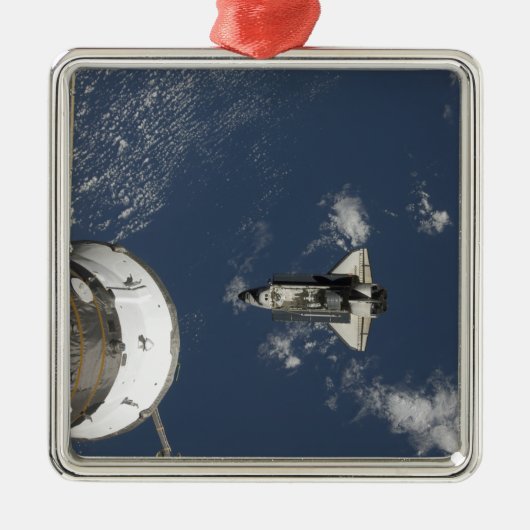 Space Shuttle Endeavour 17 Ornament Aus Metall (Vorne)